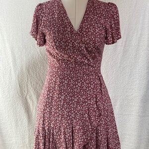 Women's Floral Wrap Dress